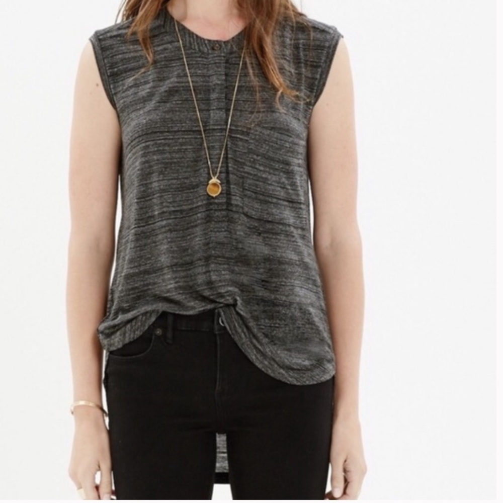 Madewell // henley sleeveless tank